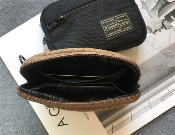 Vyriška piniginė su užtrauktuku