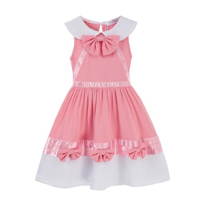 2022 m. mergaičių suknelė Nauji vasariniai džinsiniai drabužiai vaikiški, saldūs taškeliai spausdinti vakarėliui princesė suknelė vaikiškam Vestidos kostiumui