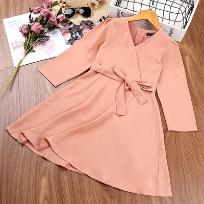 HE Hello Enjoy 2022 m. nauja mergaičių suknelė pavasario ilgomis rankovėmis laisvalaikio suknelės su gėlėmis mergaitėms princesių vaikiški kostiumai 5 6 7 8 Y