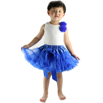 Βρεφικά κοριτσίστικα σιφόν χνουδωτές φούστες Tutu Princess Party Φούστες για χορό μπαλέτου 12m-10t 30 Χρώματα meisjes rok