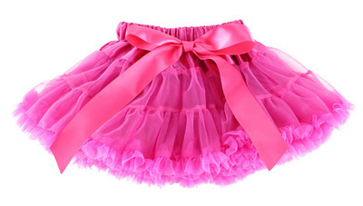 Baby Girls Chiffon Bolyhos kisszoknya Tutu Princess Party Szoknyák Balett Dance Wear 12m-10t 30 Colors meisjes rok