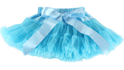 Baby Girls Chiffon Bolyhos kisszoknya Tutu Princess Party Szoknyák Balett Dance Wear 12m-10t 30 Colors meisjes rok