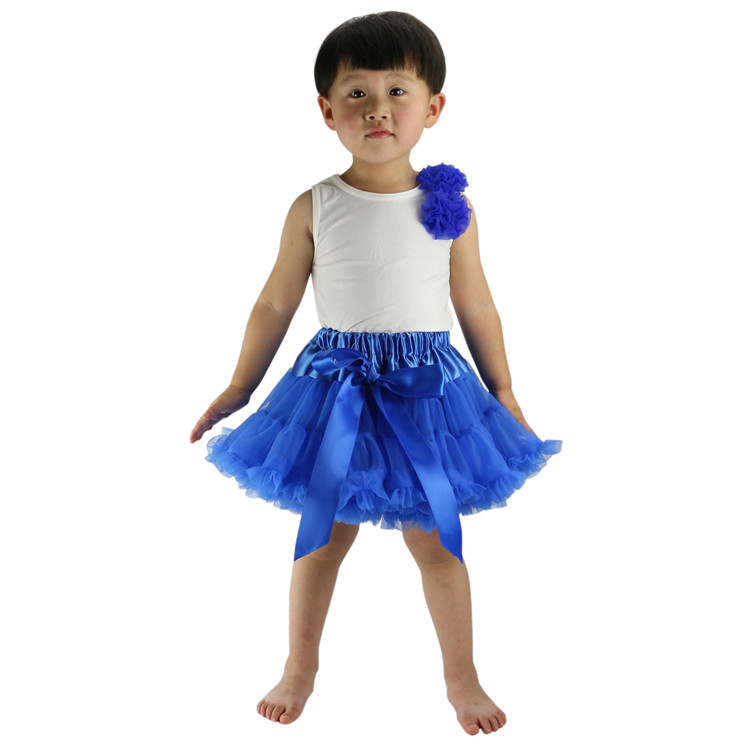 Baby Girls Chiffon Bolyhos kisszoknya Tutu Princess Party Szoknyák Balett Dance Wear 12m-10t 30 Colors meisjes rok