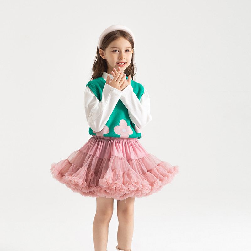 Sodrus mažas kūdikių sijonas kūdikiams vaikams Pūstas tiulio sijonas mergaitei naujagimių vakarėliui Princesės drabužiai mergaitei 1-15 metų