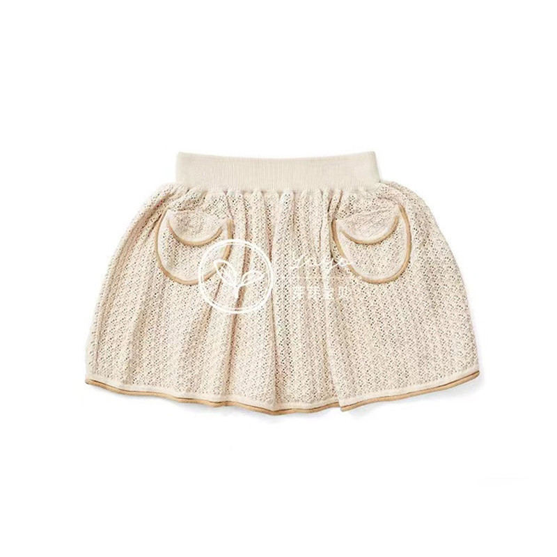 EnkeliBB Kids Girls Megztas sijonas Graži išvaizda SoorPloom Vaikiški Drabužiai Mergaitėms Vasariniai medvilniniai sijonai