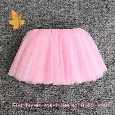 Gyerektánc divat rövid szoknya fonalszoknya lányoknak alsószoknya balettszoknya fehér táncszoknya négyrétegű