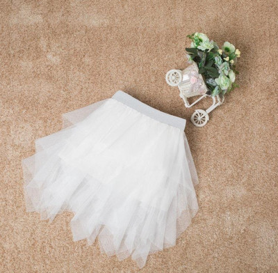 3-12 éves géz Lányok szoknyák Szivárvány Szabálytalan Szoknya Gyermek Ruha Alsó Lány Tutu Princess Táncszoknya Anya Gyermek szoknya