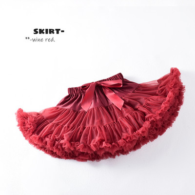 2-15 éves korig csipke szoknya lányoknak bolyhos sifon kisszoknya egyszínű szoknya lány táncos szoknya karácsonyi tüll alsószoknya tüll