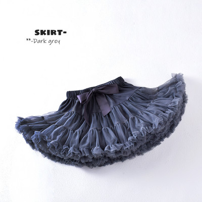 2-15 éves korig csipke szoknya lányoknak bolyhos sifon kisszoknya egyszínű szoknya lány táncos szoknya karácsonyi tüll alsószoknya tüll