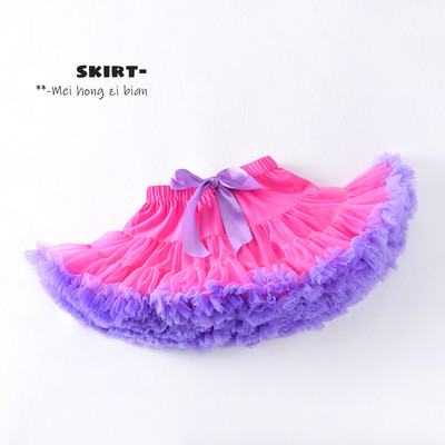 2-15 éves korig csipke szoknya lányoknak bolyhos sifon kisszoknya egyszínű szoknya lány táncos szoknya karácsonyi tüll alsószoknya tüll