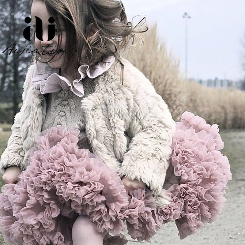 2-15 éves korig csipke szoknya lányoknak bolyhos sifon kisszoknya egyszínű szoknya lány táncos szoknya karácsonyi tüll alsószoknya tüll