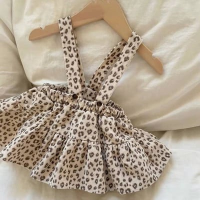 Βρεφικά νεογέννητα μωρά κορίτσια Φούστες μόδας στάμπα Κοτλέ Πριγκίπισσα με λουράκι Φούστα Ρούχα Συνολικά ανοιξιάτικα φθινοπωρινά ρούχα