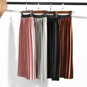 2022. Proljeće Jesen Zima Bebe Toddler Suknje za tinejdžerice Školske djevojčice Dječja odjeća Plisirane duge suknje za djevojčice Dječji donji dio