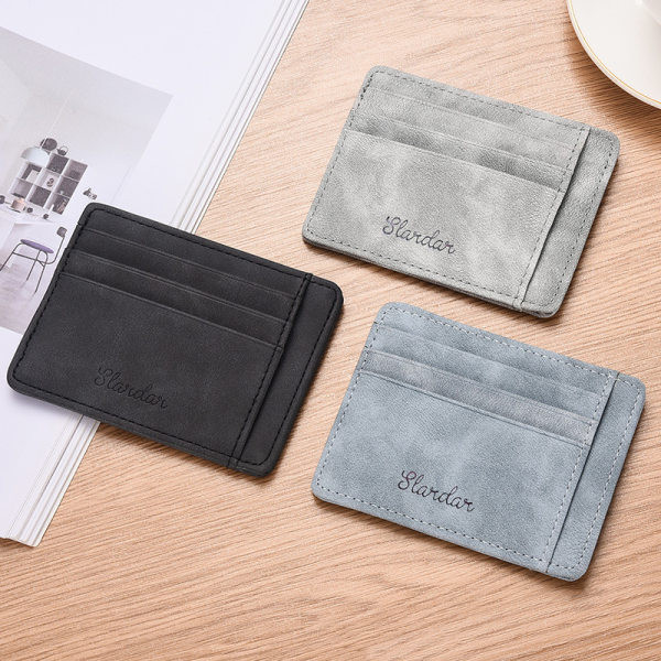 Férfi bőr mini hitelkártya pénztárca