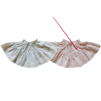 2022-es koreai stílusú nyári tinédzser lányszoknya Kék rózsaszín virágos A-vonalú hercegnőszoknya 0-8 éves gyerekeknek Születésnapi ruhák E808