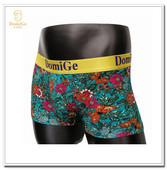 Vyriški boksininkai su gėlių motyvais