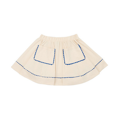 Vaikiškas pussijonas, 2022 m. rudens ir žiemos INS retro temperamento sodo stiliaus laisvalaikio sijonas mergaitei