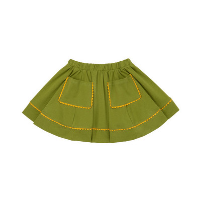 Vaikiškas pussijonas, 2022 m. rudens ir žiemos INS retro temperamento sodo stiliaus laisvalaikio sijonas mergaitei