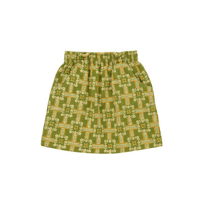 Vaikiškas pussijonas, 2022 m. rudens ir žiemos INS retro temperamento sodo stiliaus laisvalaikio sijonas mergaitei