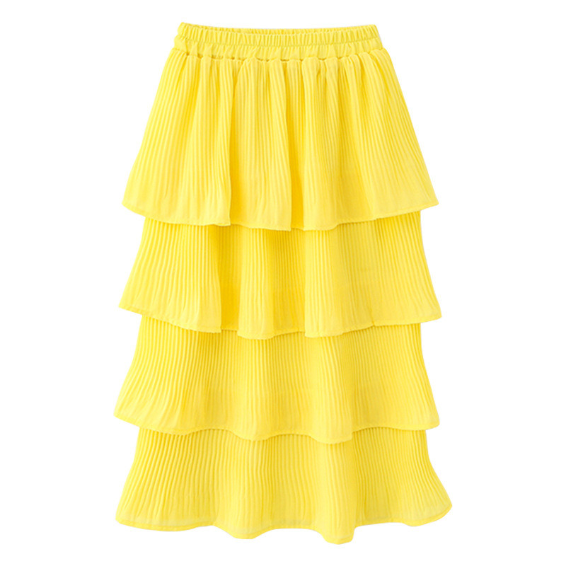 Bebeluși Fuste în straturi Rochie de bal 2022 Vară Toamnă Alb Roz Negru Galben Fusta lungă Fete pentru copii Fusta Copii Haine