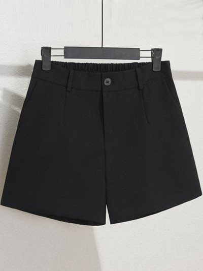 Sungtin Office Lady magas derekú rövidnadrágok női széles szárú rövid nadrágok koreai divat nyári rövidnadrágok fekete elegáns női ruhák 2022