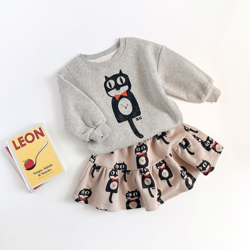 Lányok szoknya 2022 Őszi szoknya vadonatúj kislányok ruha szoknya lányoknak tipegő lány ruhák gyerek ruházat