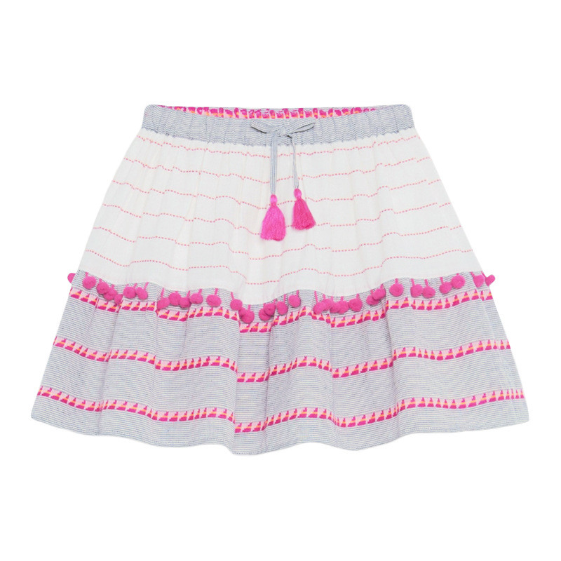 Little Maven 2022 Baby Girls Új divatos szoknya Virág Csinos Gyerek Alkalmi Ruházat Tutu szoknya kisgyermekeknek 2-7 éves korig