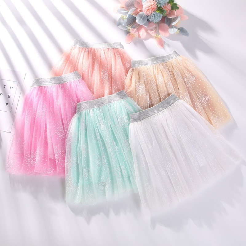 Nauji mergaičių sijonai su žvaigžde