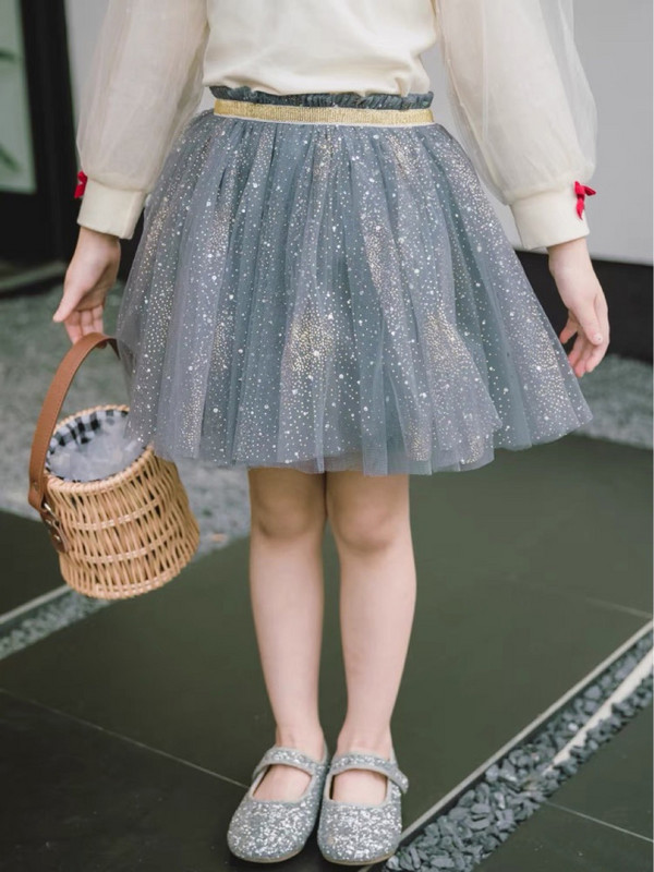 Fėjos auksiniai fluorescenciniai sijonai su žvaigžde