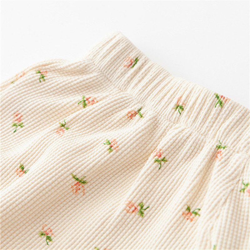 PUWD Y2K Slatke djevojačke kratke hlače od mekog pamuka s cvjetnim uzorkom 2022. Ljetne modne ženske donje hlače s cvjetnim motivom visokog struka Ležerne ženske šik kratke hlače