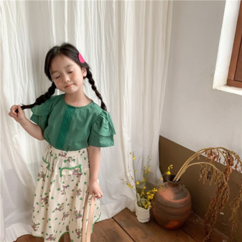 Κορίτσια Κορεάτικου στιλ φαρδιές φούστες κινουμένων σχεδίων 1-7 ετών Άνοιξη φθινόπωρο παιδικά ρούχα μωρά κοριτσάκια βαμβακερές φούστες με όλα τα ταιριαστά