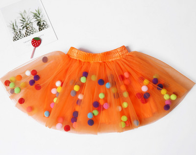 Baby Tutu Szoknya Csecsemő Színes Tüll Tutu Szoknya Pom Pom Princess Mini Ruha Gyermek Ruha Kisszoknya Lány Ruhák TTS03