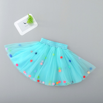 Baby Tutu Szoknya Csecsemő Színes Tüll Tutu Szoknya Pom Pom Princess Mini Ruha Gyermek Ruha Kisszoknya Lány Ruhák TTS03