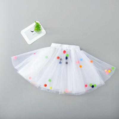 Baby Tutu Szoknya Csecsemő Színes Tüll Tutu Szoknya Pom Pom Princess Mini Ruha Gyermek Ruha Kisszoknya Lány Ruhák TTS03