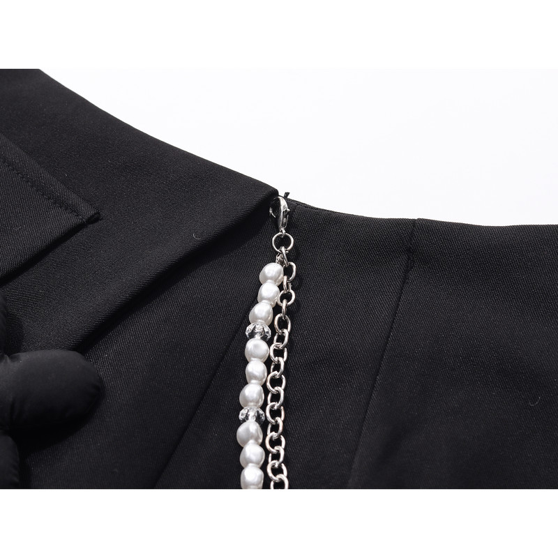 Dievčenské sukne, vintage detské, sladké skladané sukne s retiazkovými perlami, vysoký pás, školské oblečenie pre tínedžerky, oblečenie pre 3, 4, 6, 8, 10, 12, 14 rokov