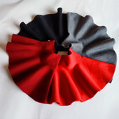 1–10-aastaste sügis- ja talvetüdrukute lühike seelik, kootud kõrge vöökohaga plisseeritud seelik Moodne mini tüdrukute ühevärviline lühike seelik