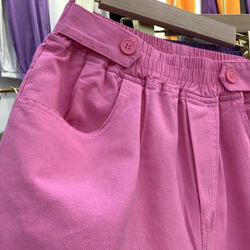 Női rövidnadrágok 4 színű Kawaii S-3XL Summer Basic, egyszerű, teljesen egybevágó Diákok Alkalmi női Népszerű divat Bő, puha alsók Új