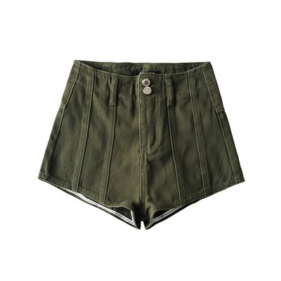 Kõrge vöökohaga lühikesed püksid vabaaja vintage teksapüksid naiste roosad teksapüksid naiste suvised punk-patchwork lühikesed teksad mustad sinised