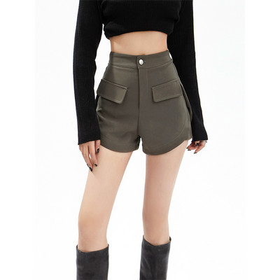 2022 m. Nauji vasariniai moteriški džinsiniai šortai su aukštu juosmeniu plačiomis kojomis Laisvalaikiai, tiesūs trumpi džinsai Įvairios kelnės Korėjos mados gatvės drabužiai