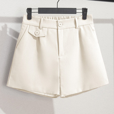 Sungtini suvised kõrge vöökohaga vabaaja lühikesed püksid naistele Mood elastne vöökoht Basic lahtised lühikesed püksid Korea soliidne uus suvi 7 värvi