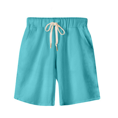 Šortai Moteriški Vasariniai Bermudų Šortai Dideli 7xl 8xl Laisvi laisvalaikio sportiniai Tamprios medvilnės tiesios kojos kvėpuojantys megztiniai šortai