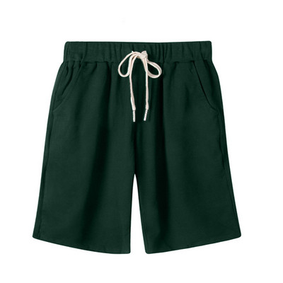 Šortai Moteriški Vasariniai Bermudų Šortai Dideli 7xl 8xl Laisvi laisvalaikio sportiniai Tamprios medvilnės tiesios kojos kvėpuojantys megztiniai šortai