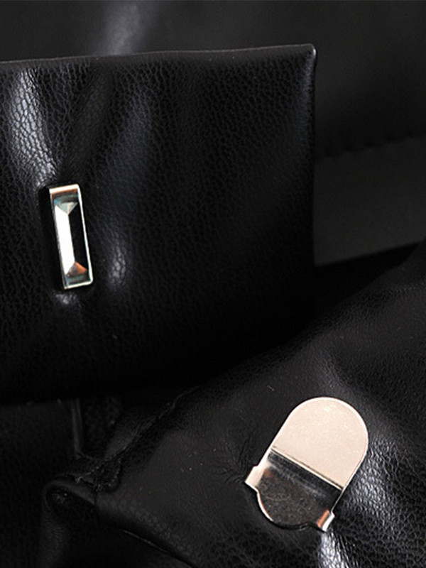 Női rövidnadrágok 2022 Vintage redőzött PU bőr rövidnadrágok Női magas derekú nadrágok tavaszi nyár elegáns irodai rövidnadrágok