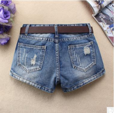 2022-es női középső derék lyukas farmer rövidnadrág tavaszi nyár szakadt női S/3Xl szexi farmer rövid bermuda női öv nélkül J2719
