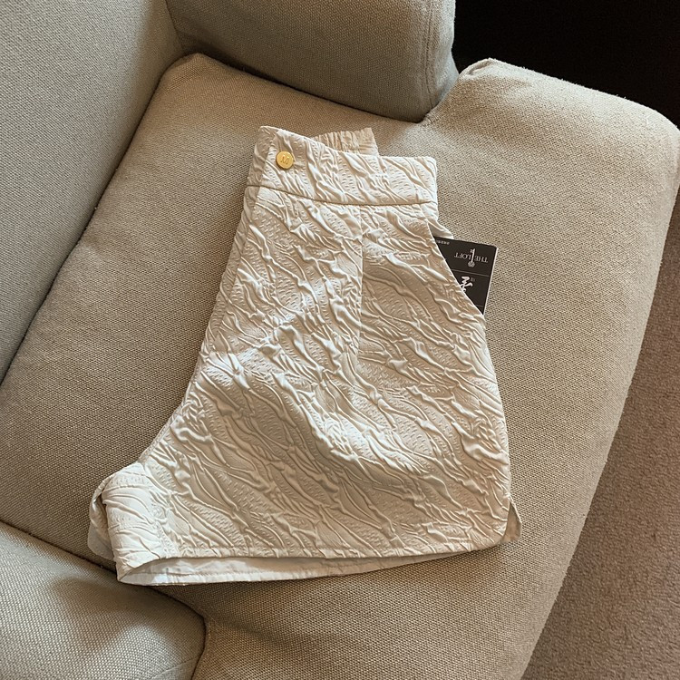 KUSAHIKI 2022 m. vasaros moteriški šortai aukštu juosmeniu korėjietiški žakardo madingi apatiniai priežastiniai platūs trumpi moteriški šortai