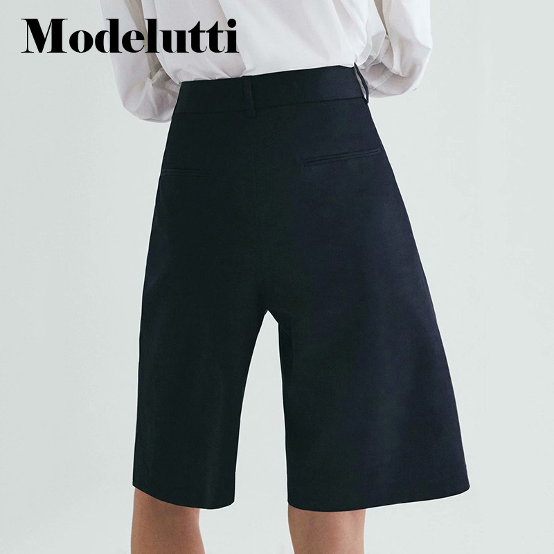 Modelutti 2022 Nauja pavasario vasaros mada, laisvalaikio tiesaus kostiumo kelnės laisvos moteriškos vienspalvės paprastos, moteriškos apatinės dalies