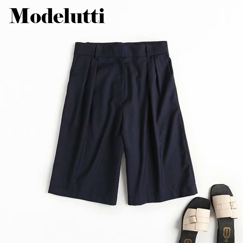 Modelutti 2022 Nauja pavasario vasaros mada, laisvalaikio tiesaus kostiumo kelnės laisvos moteriškos vienspalvės paprastos, moteriškos apatinės dalies