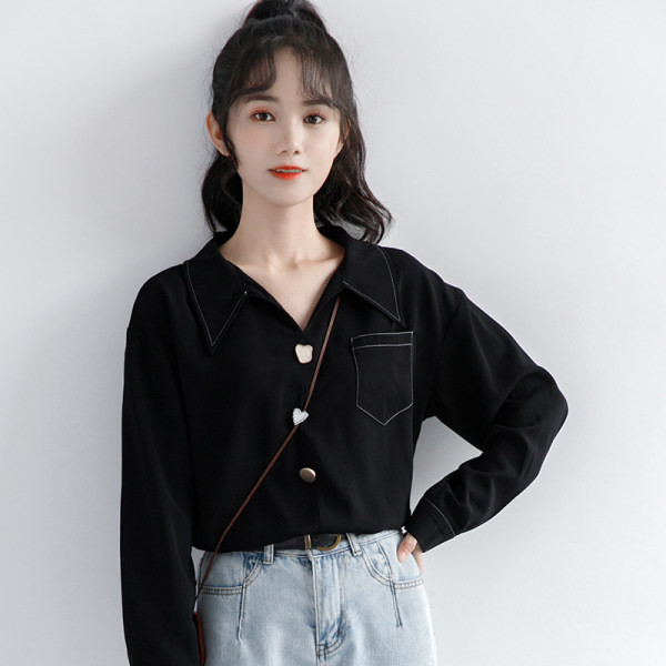 Mittestandardsete nööpidega vabaaja särk