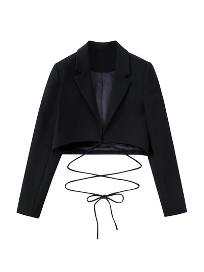 TRAF Ženska moda s asimetričnim pojasom, kratke suknje, vintage ženske kratke hlače s patentnim zatvaračem visokog struka Mujer