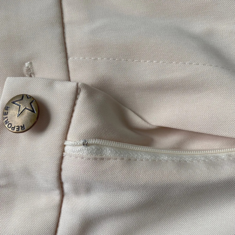 Office Summer Loose Solid Classic A-joonega laia säärega ülikond lühikesed püksid naiste ametlikud professionaalsed kõrge vööga lühikesed püksid naistele